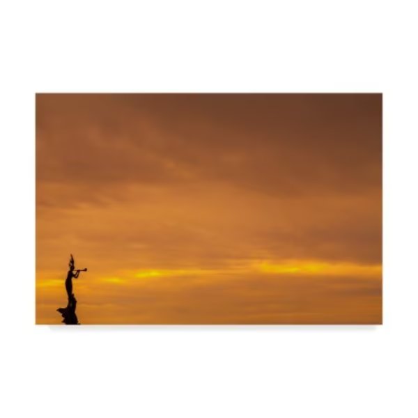 Chris Moyer 'Mermaid Of The Sky' Canvas Art, 16x24, Trademark Fine Art, Mfr#: ALI41376-C1624GG